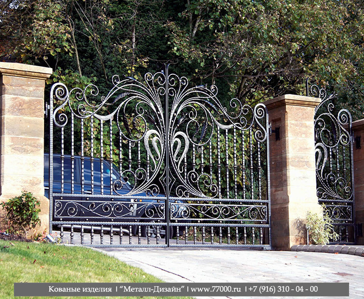 кованые ворота и калитки